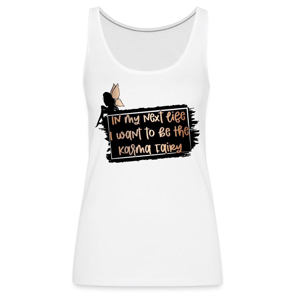 Karma Fairy Women’s Premium Tank Top - white