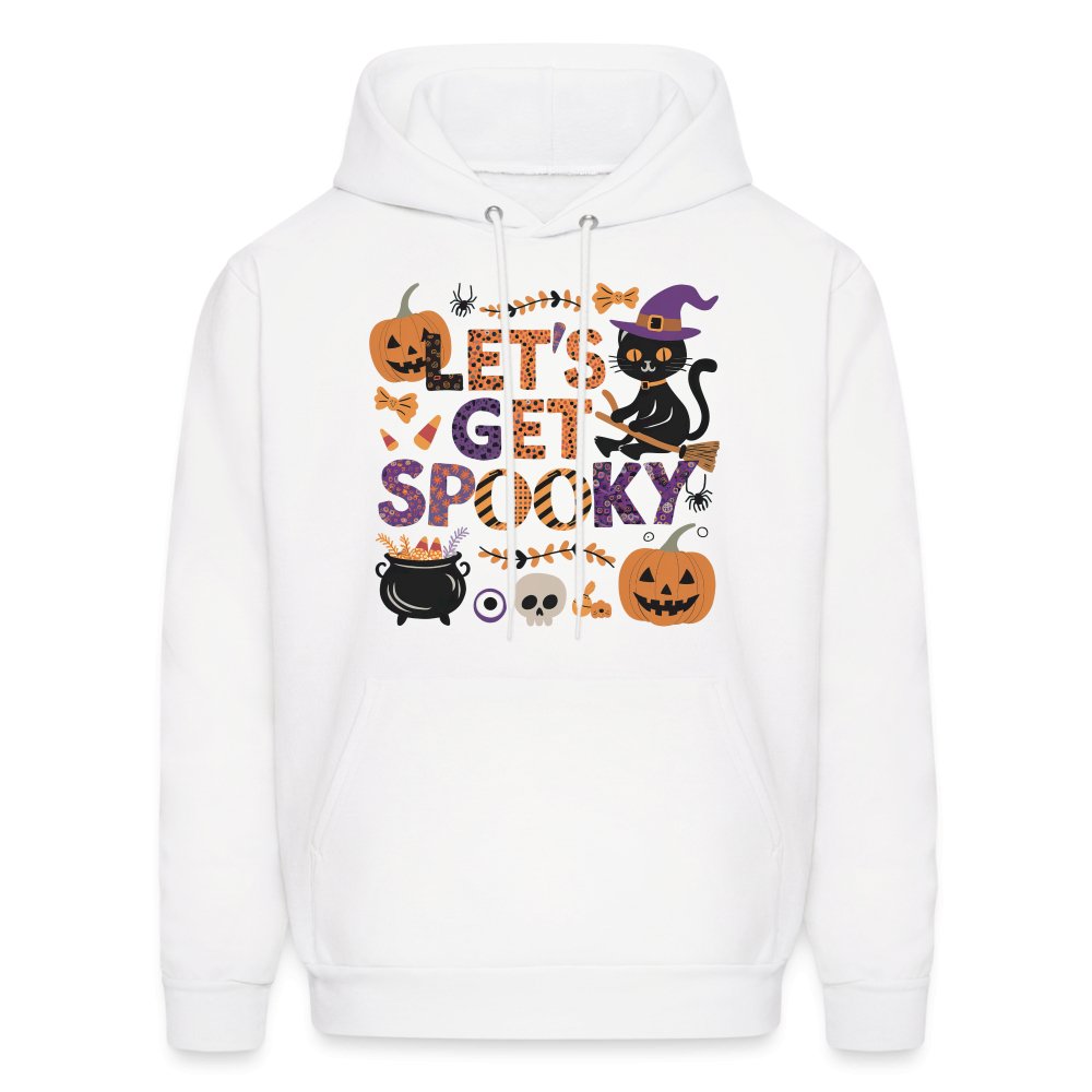 Let's Get Spooky Hoodie (Halloween Witch) - white