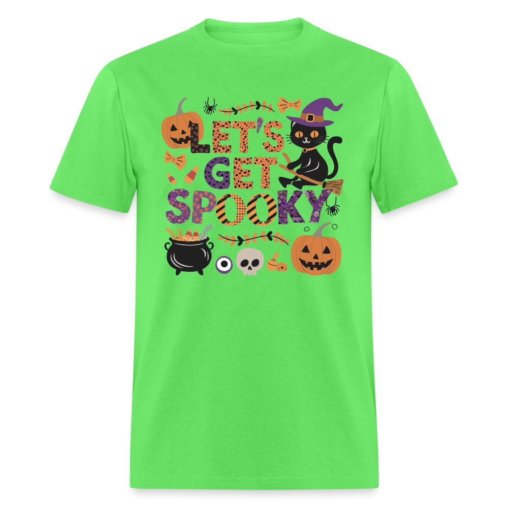 Let's Get Spooky T-Shirt (Halloween Witch) - kiwi