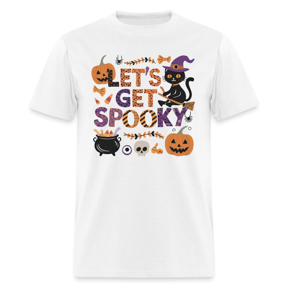 Let's Get Spooky T-Shirt (Halloween Witch) - option1# - Unisex Classic T-Shirt | Fruit of the Loom 3930