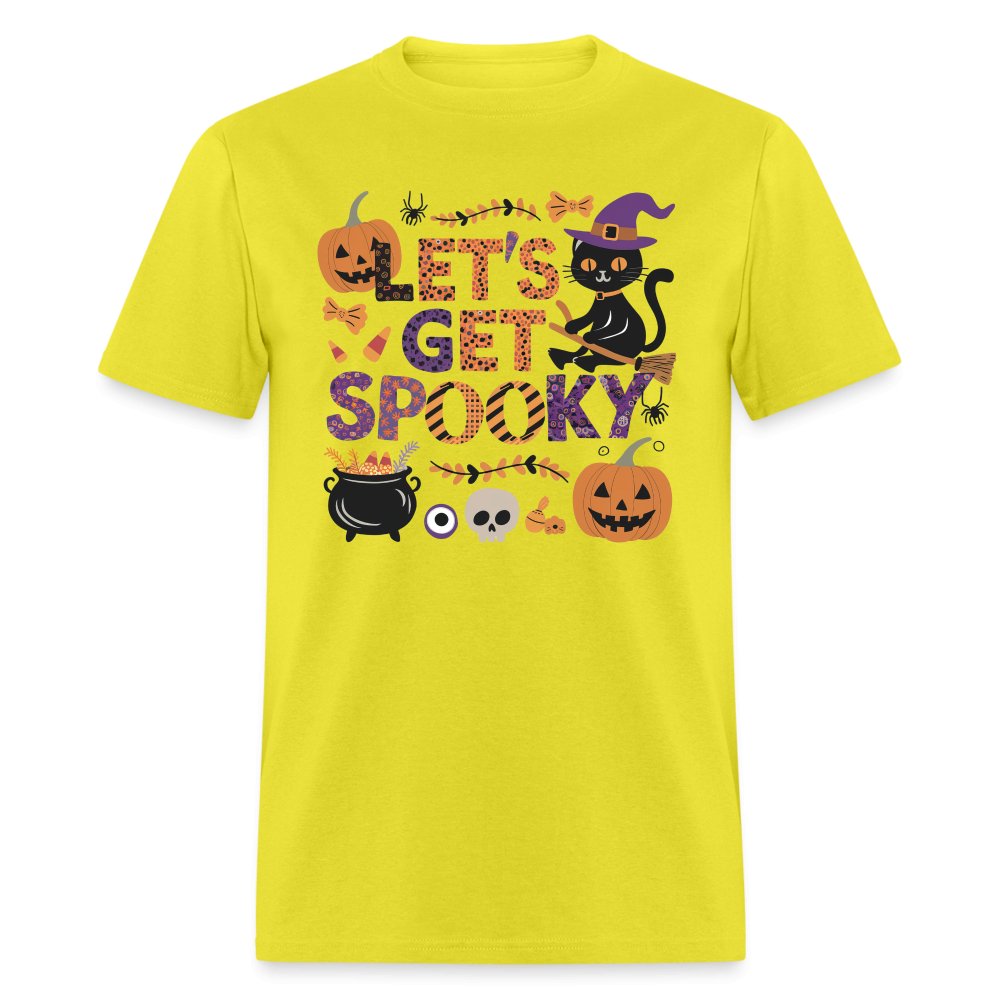 Let's Get Spooky T-Shirt (Halloween Witch) - option1# - Unisex Classic T-Shirt | Fruit of the Loom 3930