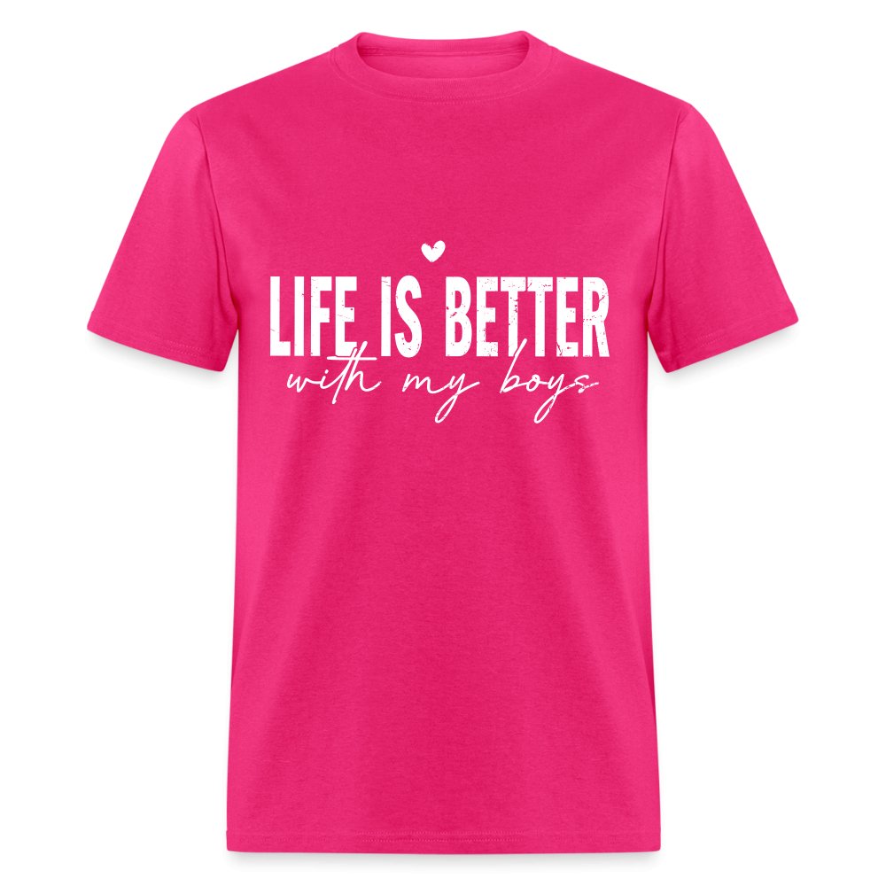 Life Is Better With My Boys - Classic T-Shirt - denim