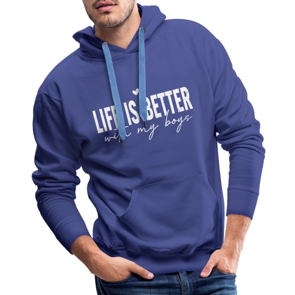 Life Is Better With My Boys - Men’s Premium Hoodie - option1# - Men’s Premium Hoodie | Spreadshirt 20