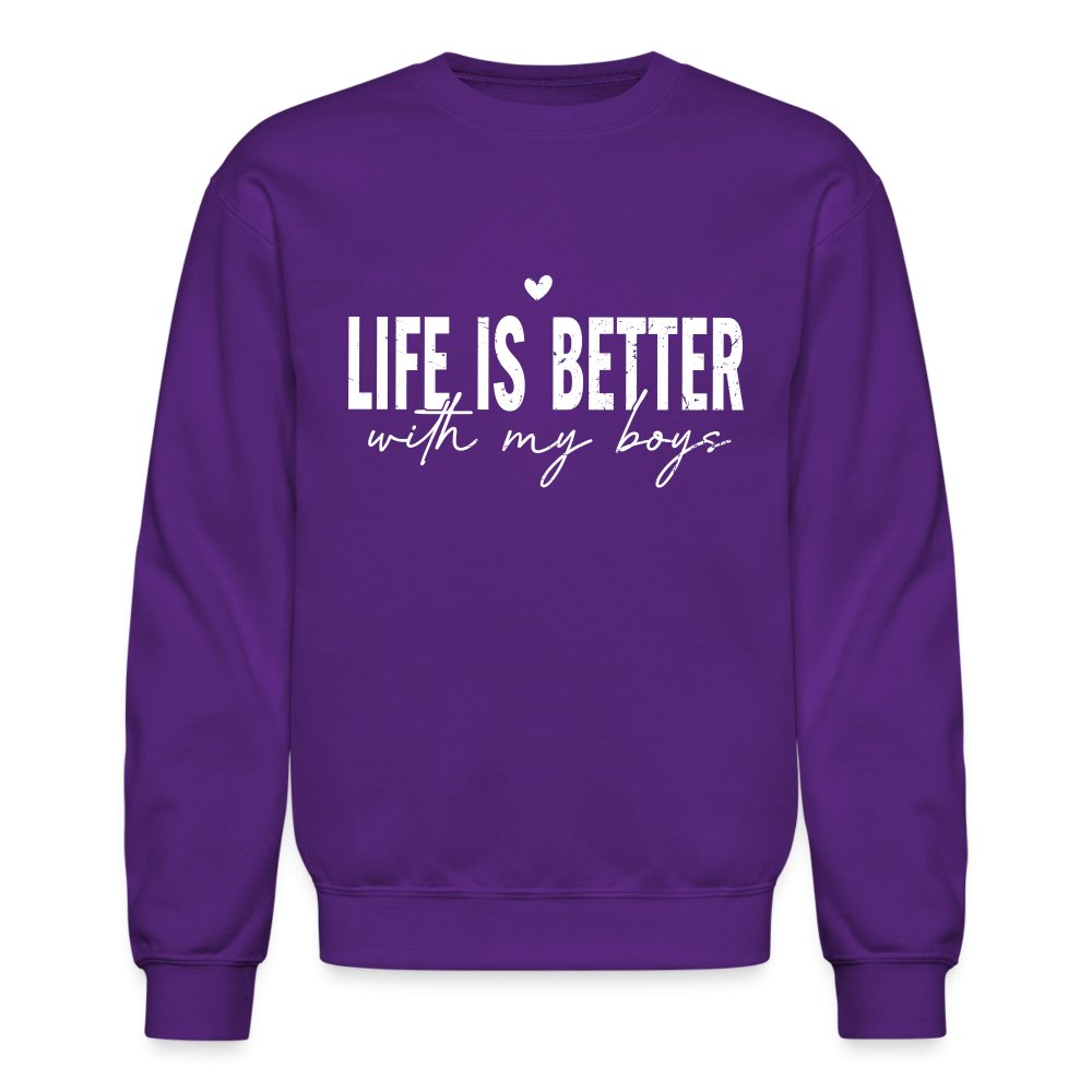 Life Is Better With My Boys - Sweatshirt (Unisex) - royal blue