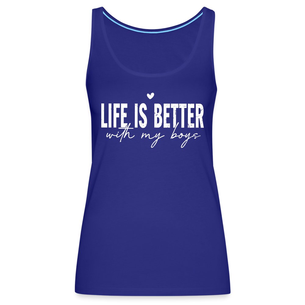 Life Is Better With My Boys - Women’s Premium Tank Top - red