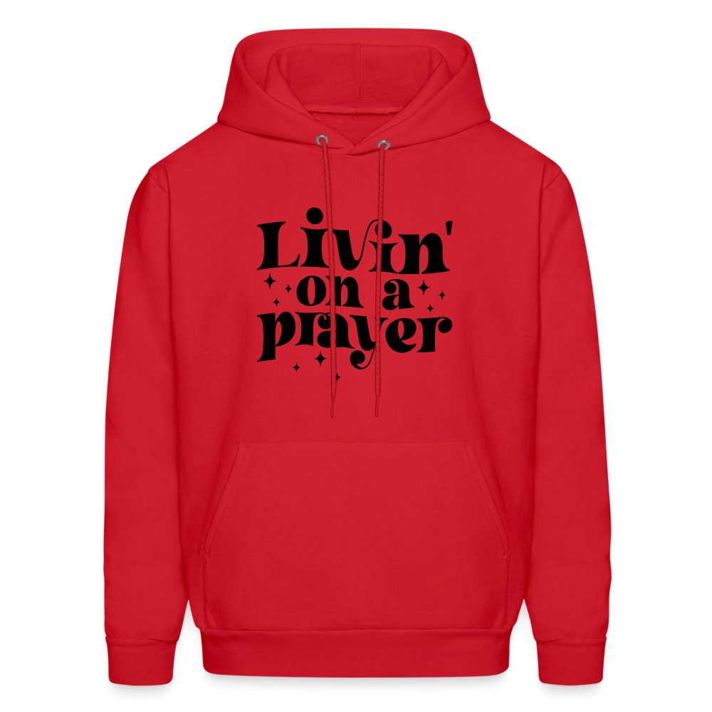 Livin on a Prayer Hoodie - denim blue