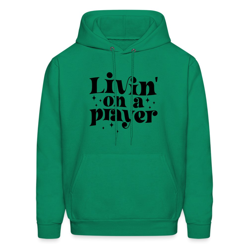 Livin on a Prayer Hoodie - heather gray