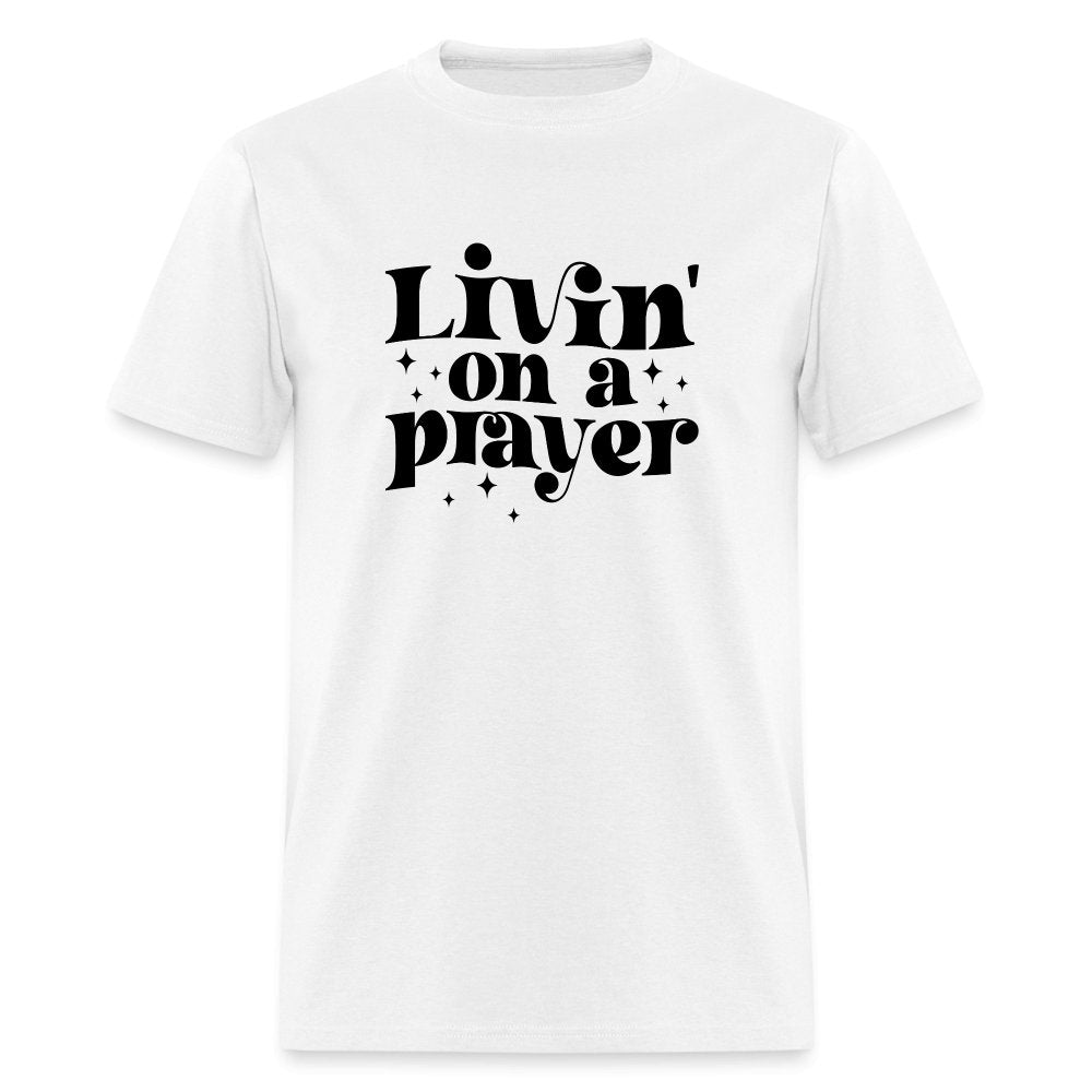 Livin on a Prayer T-Shirt - aquatic blue