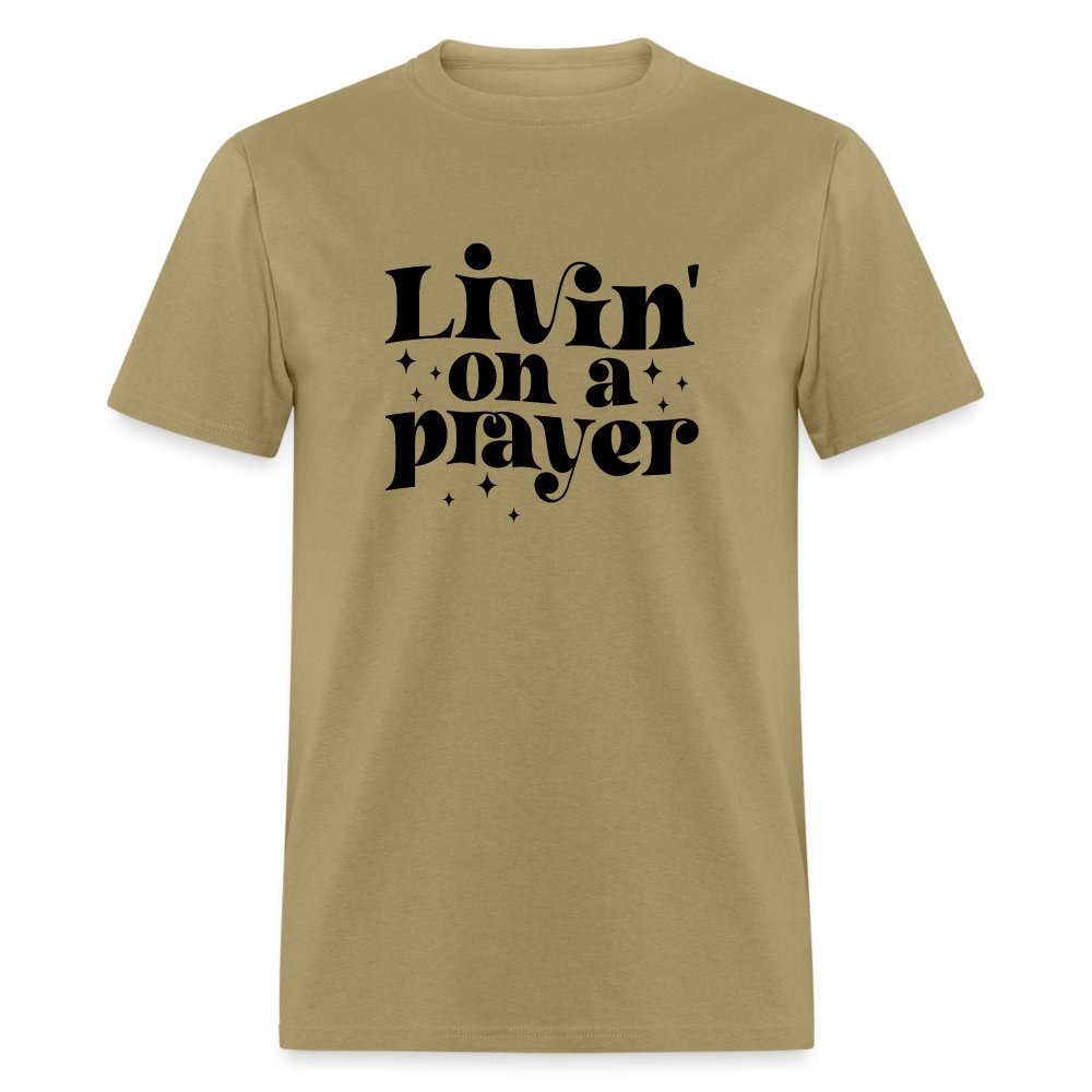 Livin on a Prayer T-Shirt - light heather gray