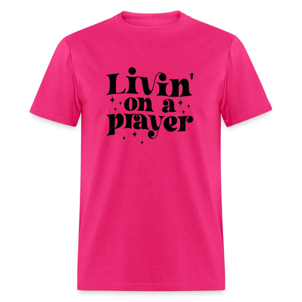 Livin on a Prayer T-Shirt - pink