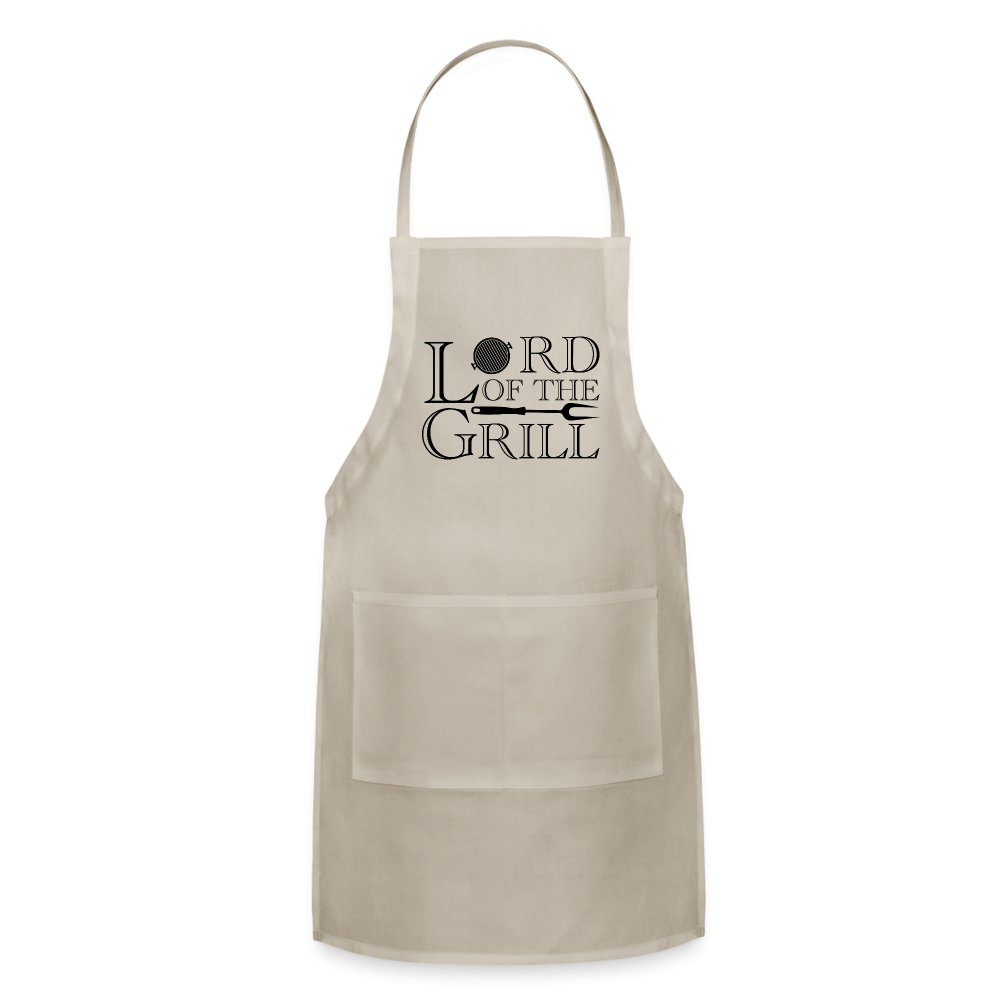 Lord of the Grill Adjustable Apron - natural