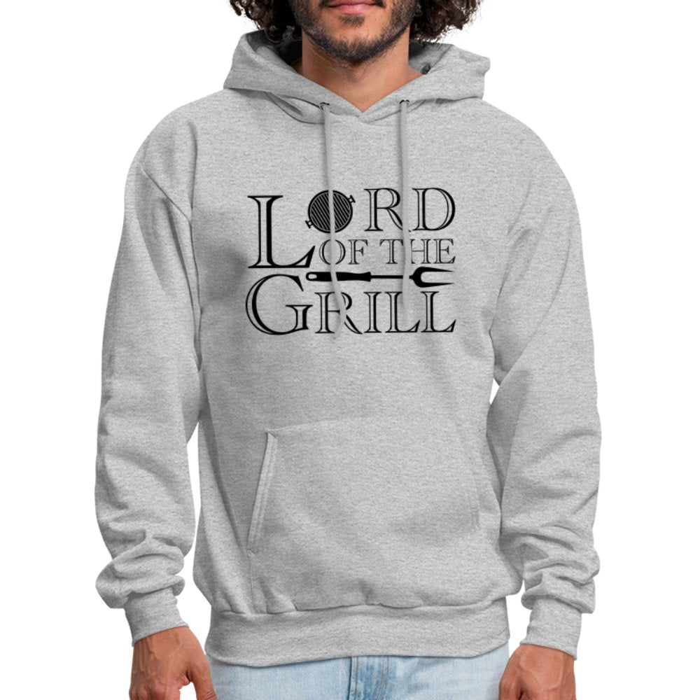 Lord of the Grill Hoodie - heather gray