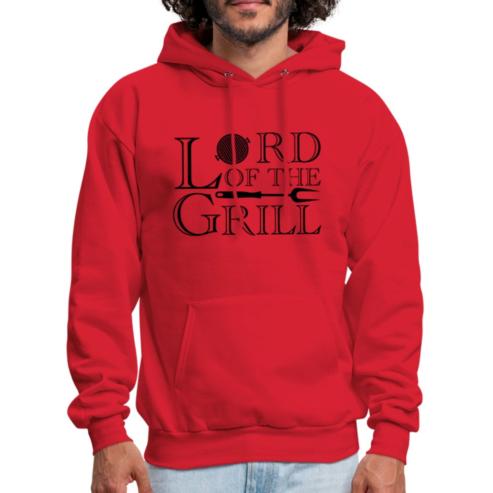 Lord of the Grill Hoodie - red