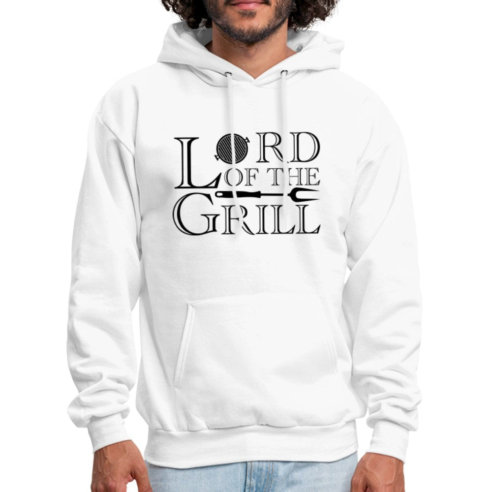 Lord of the Grill Hoodie - white