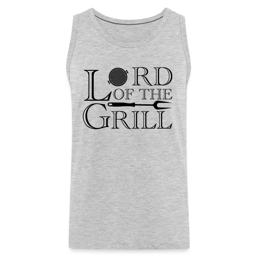 Lord of the Grill Men’s Premium Tank Top - heather gray