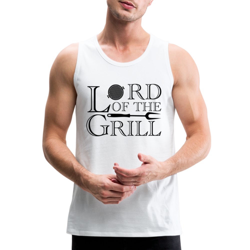 Lord of the Grill Men’s Premium Tank Top - heather gray