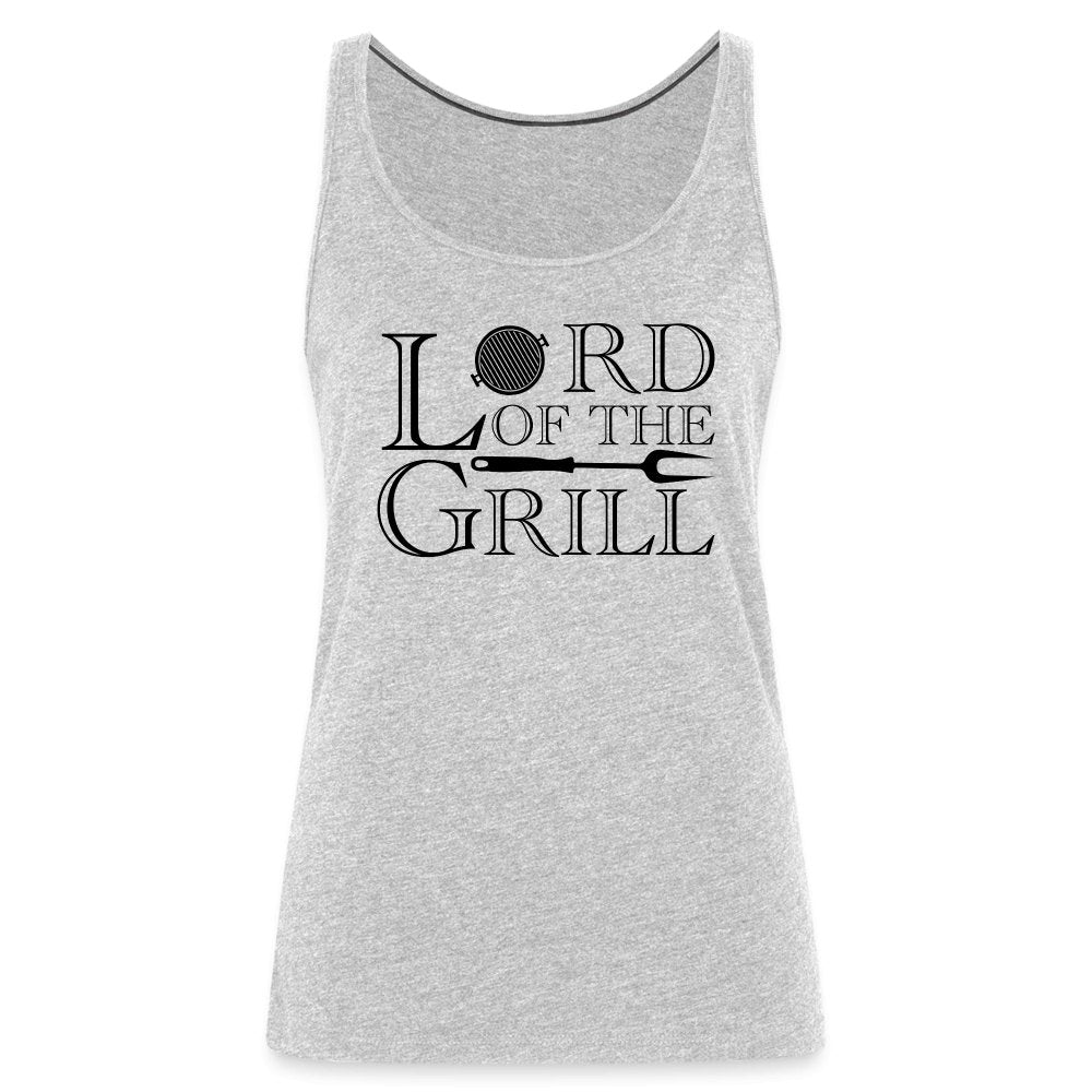 Lord of the Grill Women’s Premium Tank Top - heather gray