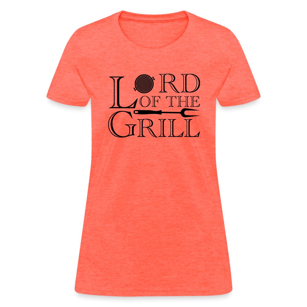 Lord of the Grill Women's T-Shirt - heather coral