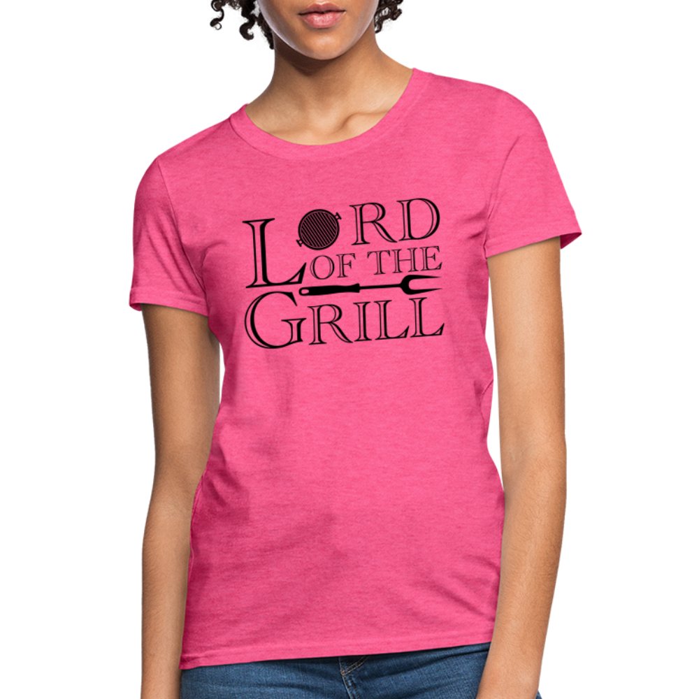 Lord of the Grill Women's T-Shirt - heather pink