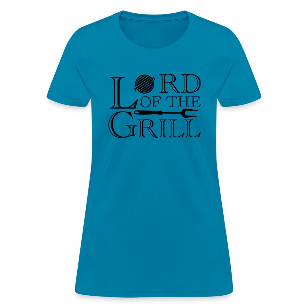 Lord of the Grill Women's T-Shirt - turquoise