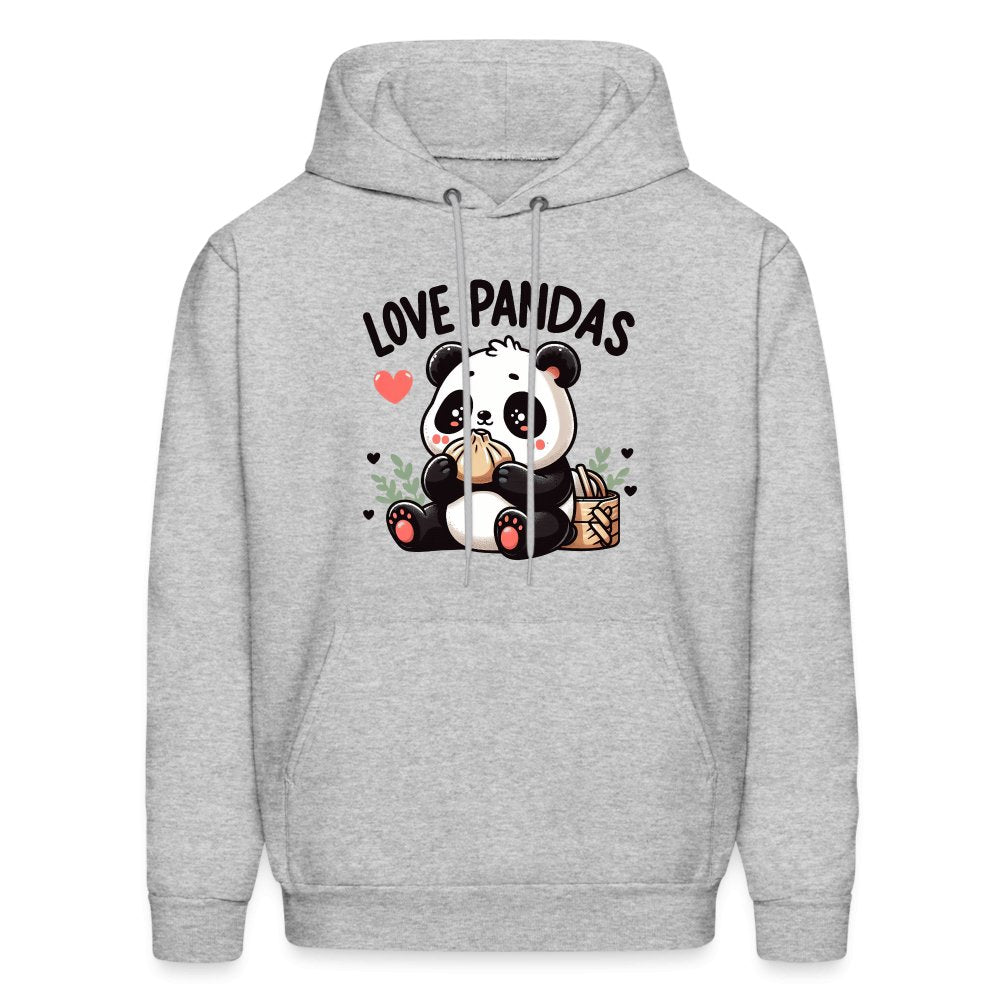 Love Pandas Hoodie - option1# - Men's Hoodie | Hanes P170