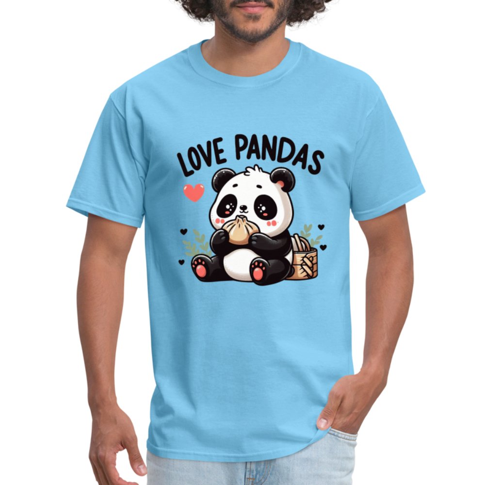 Love Pandas T-Shirt - option1# - Unisex Classic T-Shirt | Fruit of the Loom 3930