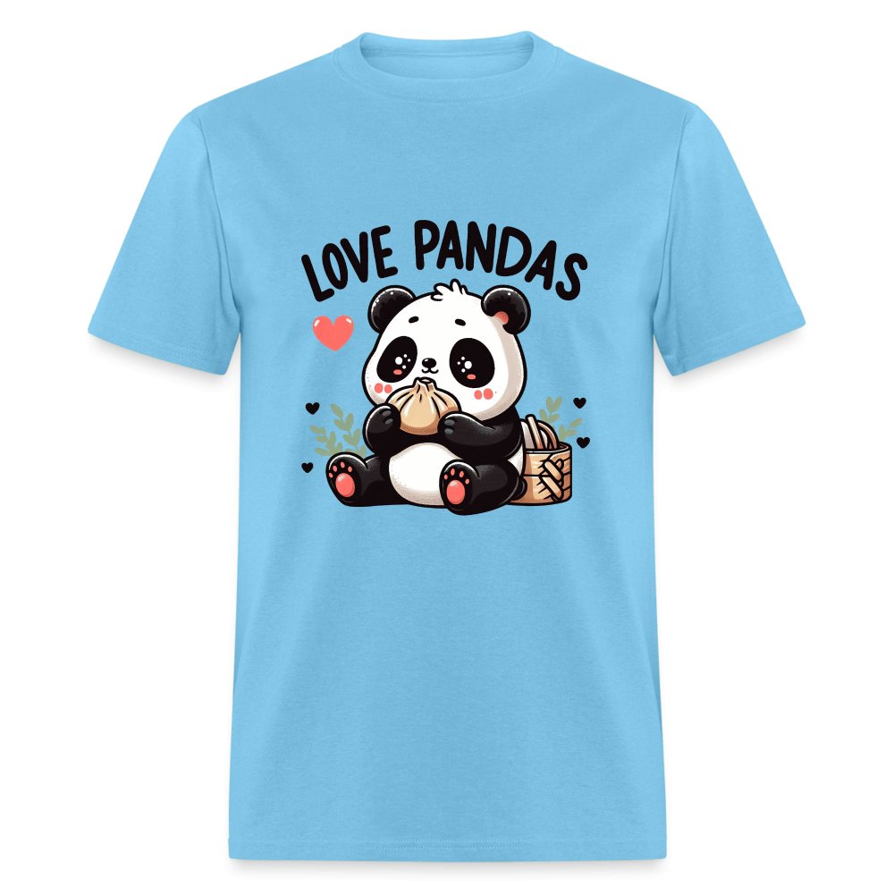 Love Pandas T-Shirt - option1# - Unisex Classic T-Shirt | Fruit of the Loom 3930