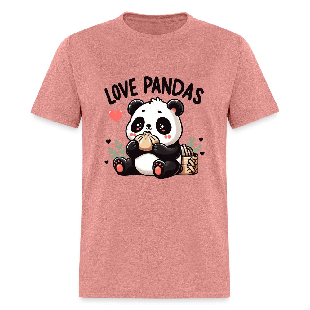 Love Pandas T-Shirt - option1# - Unisex Classic T-Shirt | Fruit of the Loom 3930