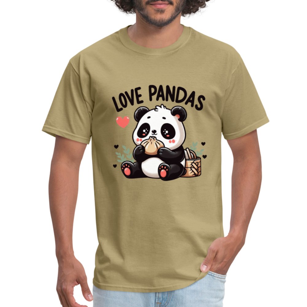 Love Pandas T-Shirt - option1# - Unisex Classic T-Shirt | Fruit of the Loom 3930