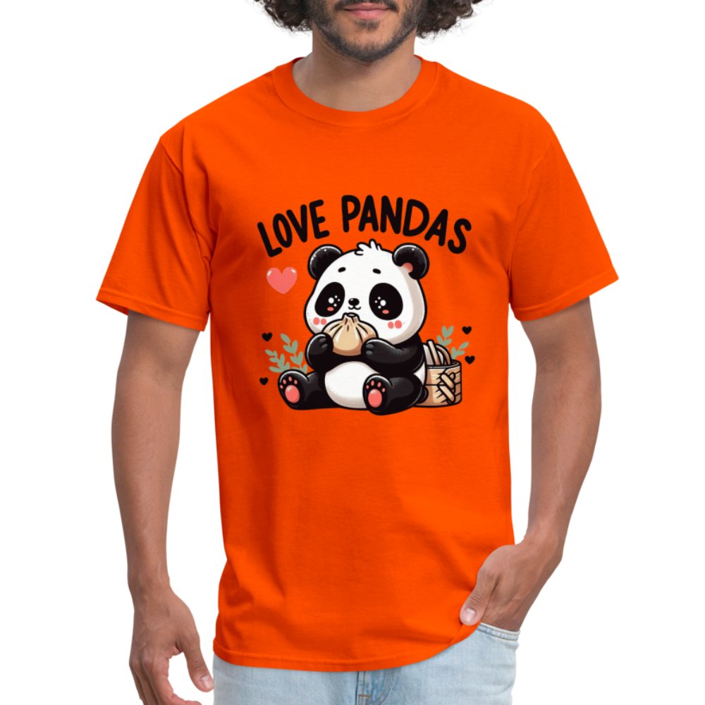 Love Pandas T-Shirt - option1# - Unisex Classic T-Shirt | Fruit of the Loom 3930