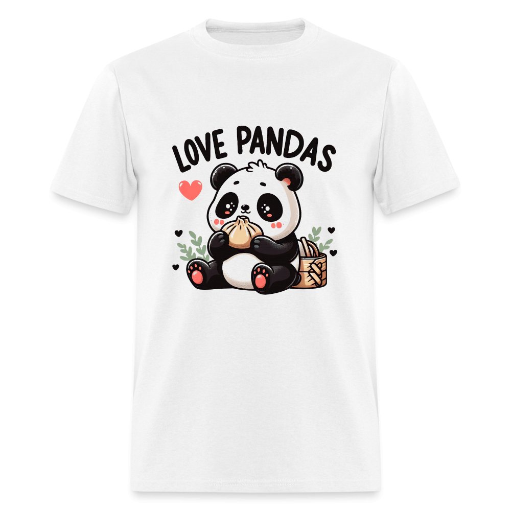 Love Pandas T-Shirt - option1# - Unisex Classic T-Shirt | Fruit of the Loom 3930