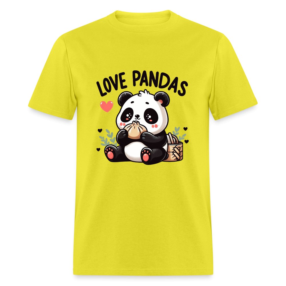 Love Pandas T-Shirt - option1# - Unisex Classic T-Shirt | Fruit of the Loom 3930