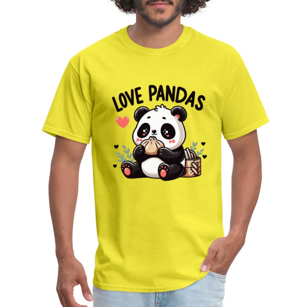 Love Pandas T-Shirt - option1# - Unisex Classic T-Shirt | Fruit of the Loom 3930