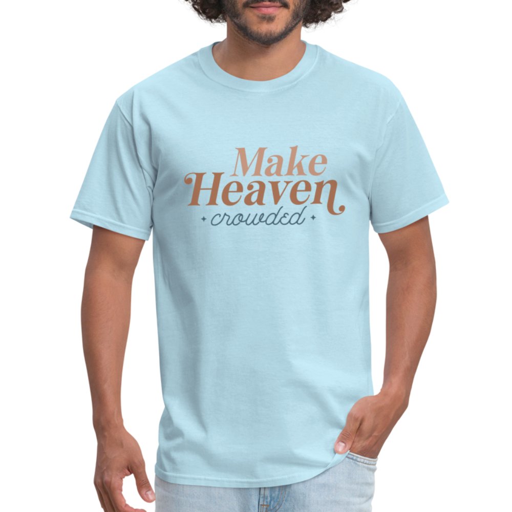 Make Heaven Crowded T-Shirt - powder blue