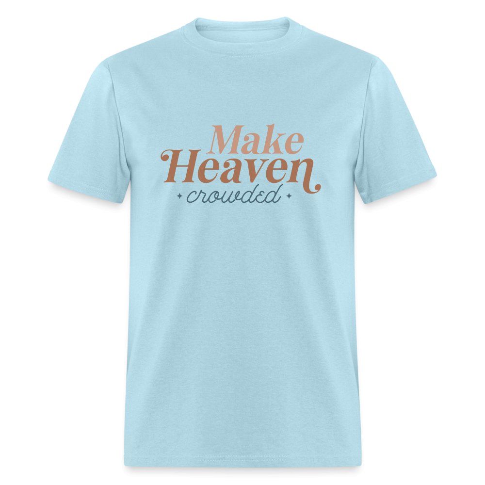 Make Heaven Crowded T-Shirt - powder blue