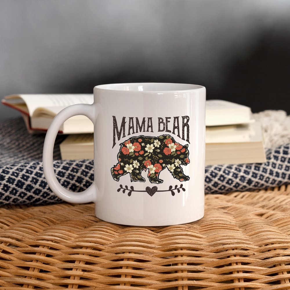 Mama Bear Coffee Mug (Floral Design) - One Size