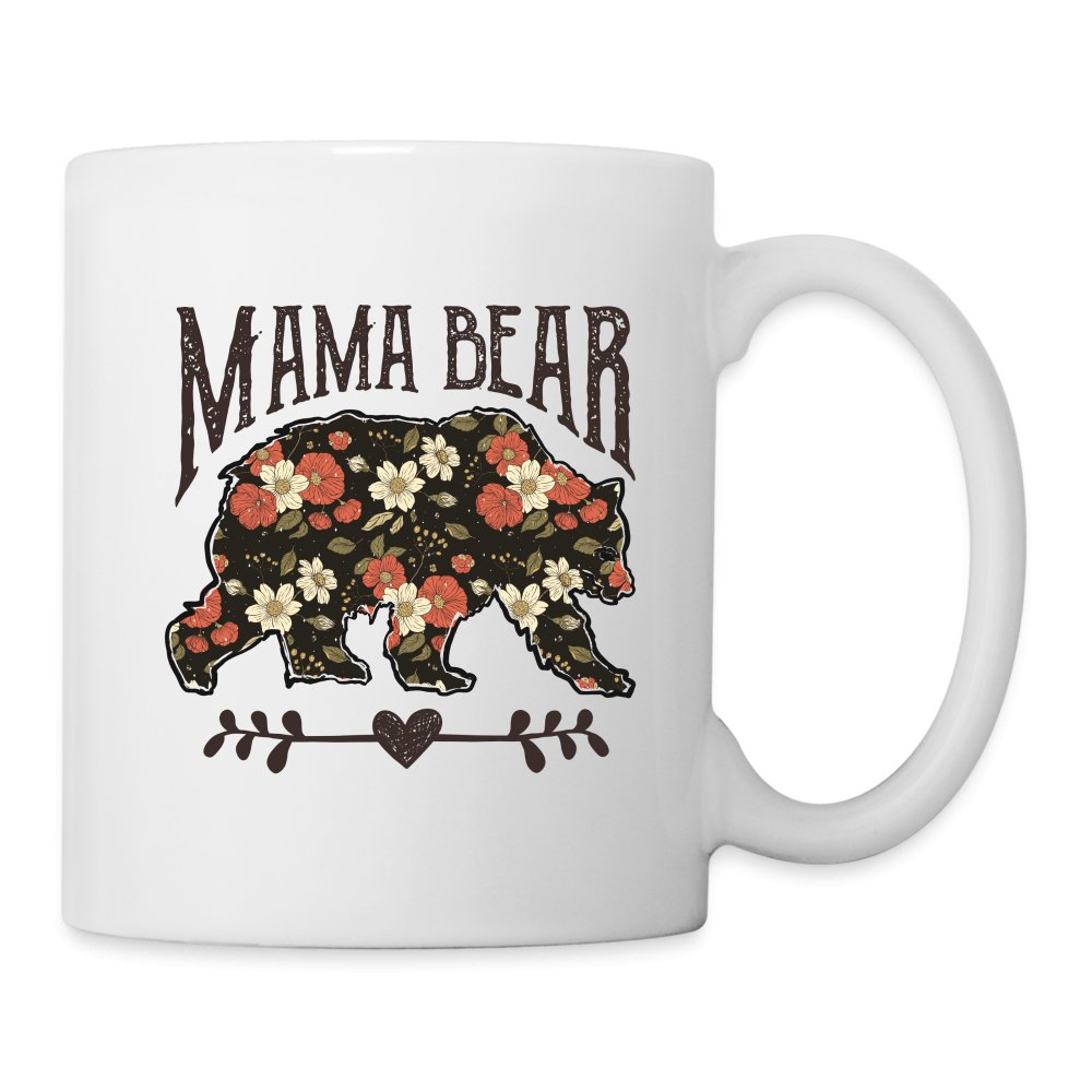 Mama Bear Coffee Mug (Floral Design) - One Size