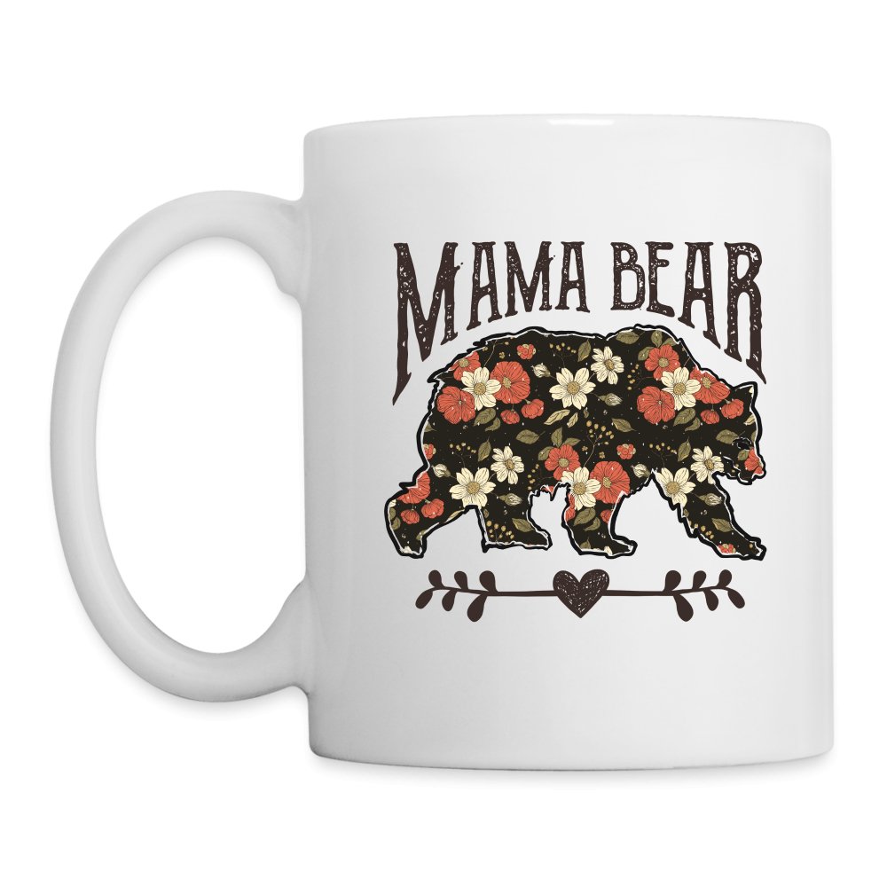 Mama Bear Coffee Mug (Floral Design) - One Size