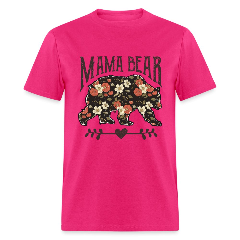 Mama Bear T-Shirt - fuchsia