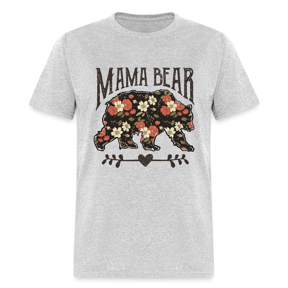 Mama Bear T-Shirt - heather gray