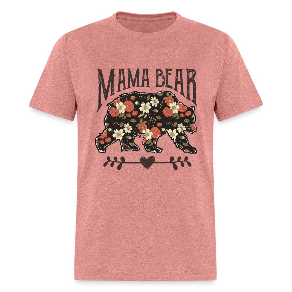 Mama Bear T-Shirt - heather mauve