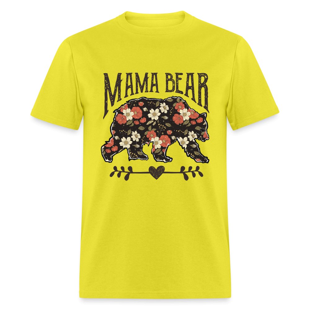 Mama Bear T-Shirt - yellow