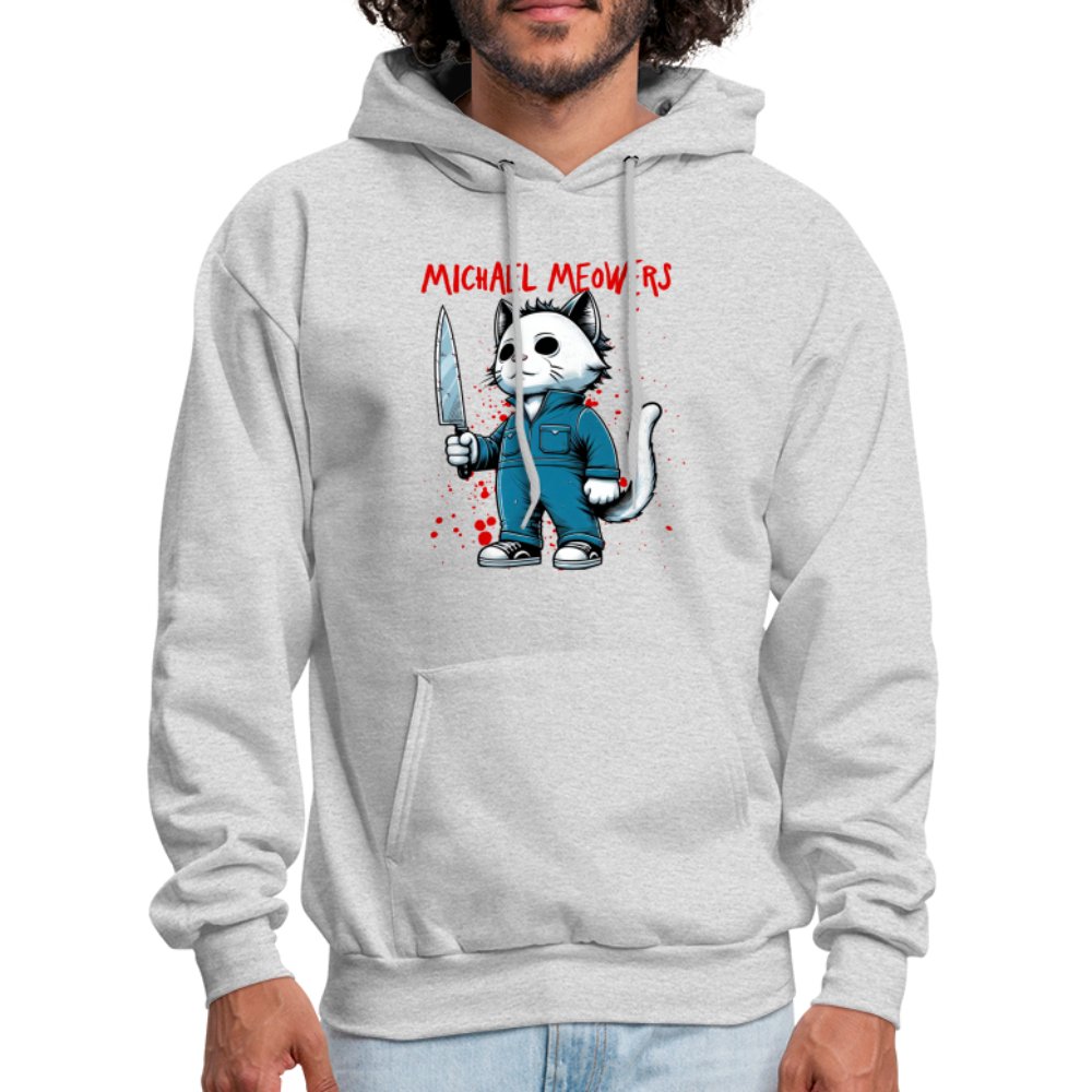 Michael Meowers Hoodie Scary Cat Halloween Cat Lover - option1# - Men's Hoodie | Hanes P170