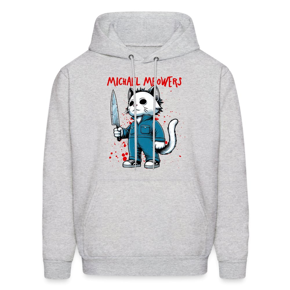 Michael Meowers Hoodie Scary Cat Halloween Cat Lover - option1# - Men's Hoodie | Hanes P170