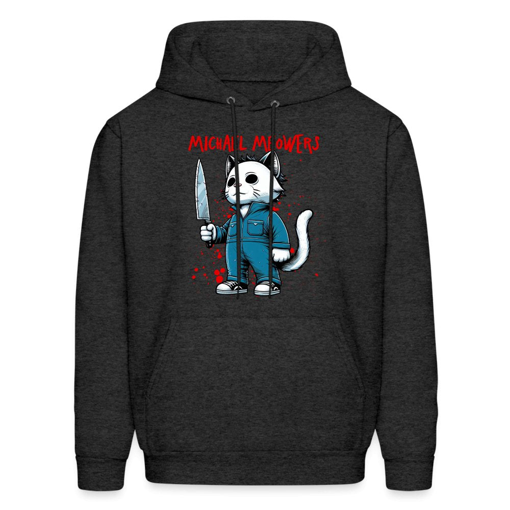 Michael Meowers Hoodie Scary Cat Halloween Cat Lover - option1# - Men's Hoodie | Hanes P170