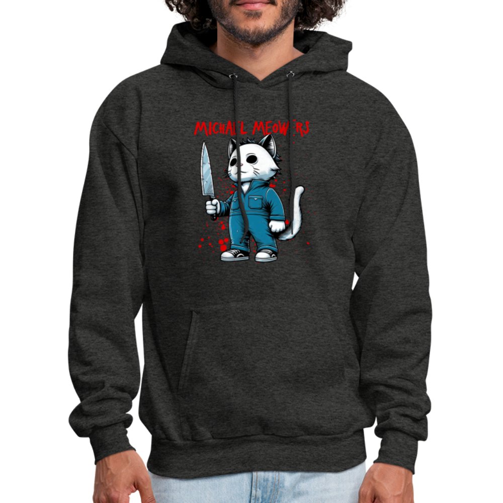 Michael Meowers Hoodie Scary Cat Halloween Cat Lover - option1# - Men's Hoodie | Hanes P170