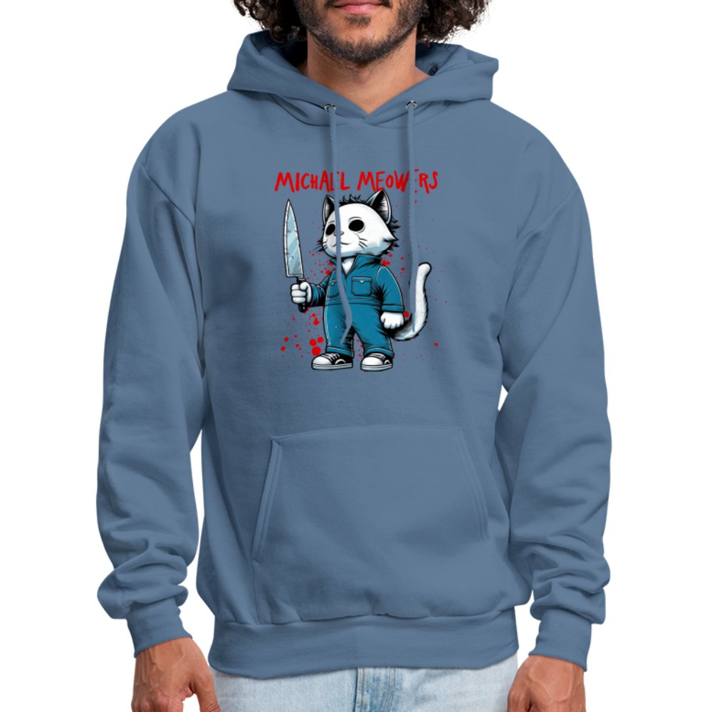 Michael Meowers Hoodie Scary Cat Halloween Cat Lover - option1# - Men's Hoodie | Hanes P170