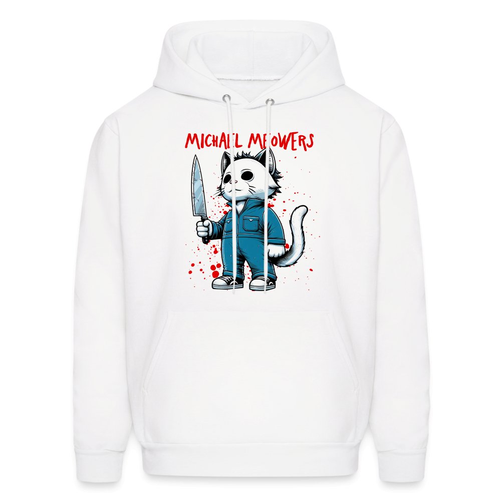 Michael Meowers Hoodie Scary Cat Halloween Cat Lover - option1# - Men's Hoodie | Hanes P170