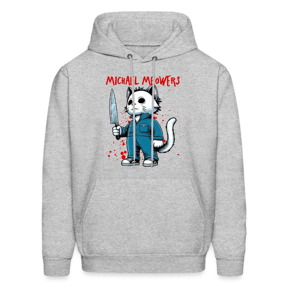 Michael Meowers Hoodie Scary Cat Halloween Cat Lover - option1# - Men's Hoodie | Hanes P170