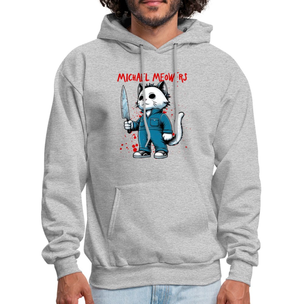 Michael Meowers Hoodie Scary Cat Halloween Cat Lover - option1# - Men's Hoodie | Hanes P170